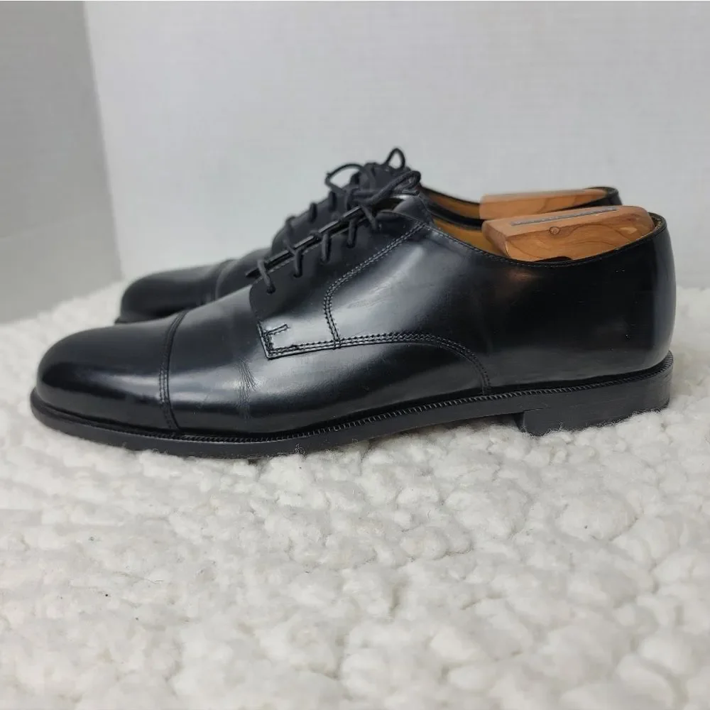 Cole Haan Red Label Men’s 11B Black Cap Toe Oxford Dress Shoes Narrow Width.